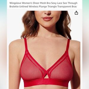 Sexy see through bralette